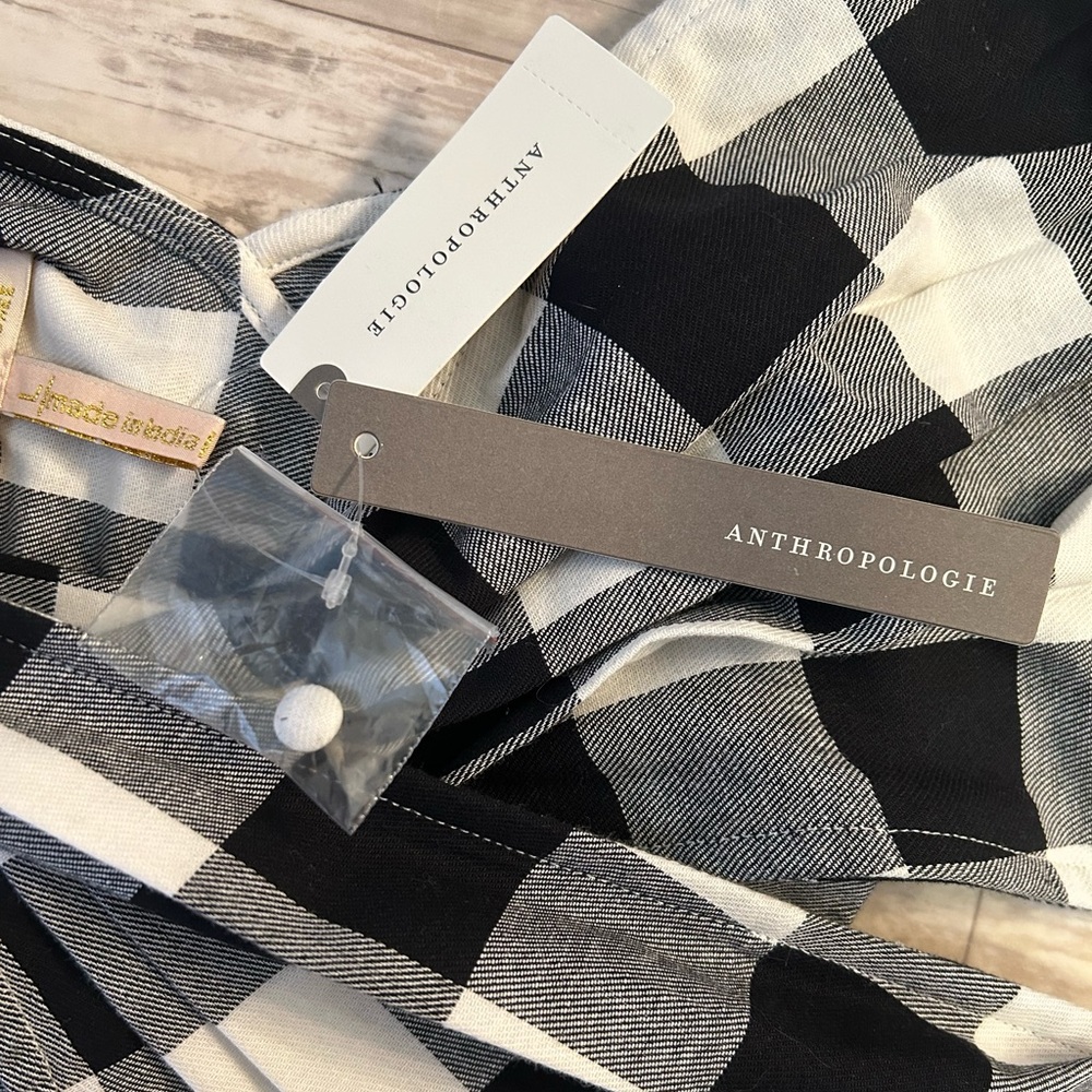 Anthropologie Verb by Pallavi Singhee Gingham Halter Dress - Picture 14 of 16